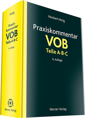 Buchcover Praxiskommentar VOB Teile A, B und C | Norbert Herig | EAN 9783804151550 | ISBN 3-8041-5155-8 | ISBN 978-3-8041-5155-0