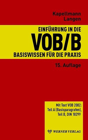 Einführung in die VOB/B. Basiswissen für die Praxis