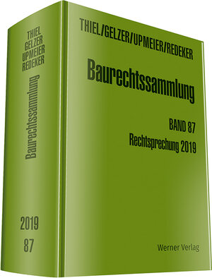 Buchcover Baurechtssammlung. Rechtsprechung des Bundesverwaltungsgerichts,... / Baurechtssammlung  | EAN 9783804154025 | ISBN 3-8041-5402-6 | ISBN 978-3-8041-5402-5