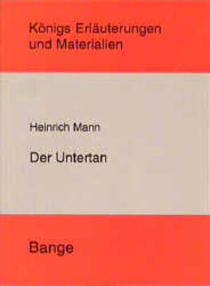 Buchcover Der Untertan | Heinrich Mann | EAN 9783804403970 | ISBN 3-8044-0397-2 | ISBN 978-3-8044-0397-0