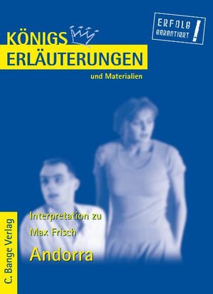 Buchcover Königs Erläuterungen: Interpretation zu Frisch. Andorra | Max Frisch | EAN 9783804417021 | ISBN 3-8044-1702-7 | ISBN 978-3-8044-1702-1