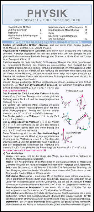 Buchcover Leporello: Physik kurz gefasst – Alle wichtigen Themen im Überblick | Pavel Leischner | EAN 9783804488915 | ISBN 3-8044-8891-9 | ISBN 978-3-8044-8891-5