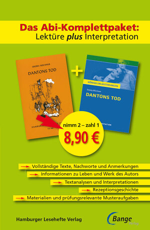 Buchcover Dantons Tod von Georg Büchner – Lektüre plus Interpretation | Georg Büchner | EAN 9783804498020 | ISBN 3-8044-9802-7 | ISBN 978-3-8044-9802-0