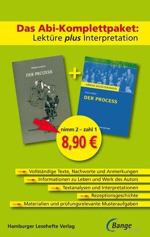 Buchcover Der Proceß von Franz Kafka – Lektüre plus Interpretation | Franz Kafka | EAN 9783804498037 | ISBN 3-8044-9803-5 | ISBN 978-3-8044-9803-7