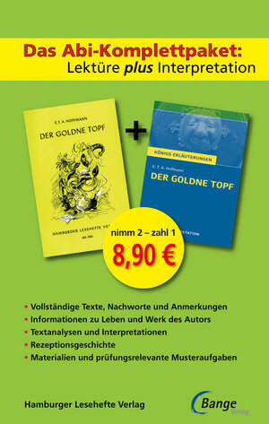 Buchcover Der goldne Topf von E. T. A. Hoffmann – Lektüre plus Interpretation | E.T.A. Hoffmann | EAN 9783804498273 | ISBN 3-8044-9827-2 | ISBN 978-3-8044-9827-3
