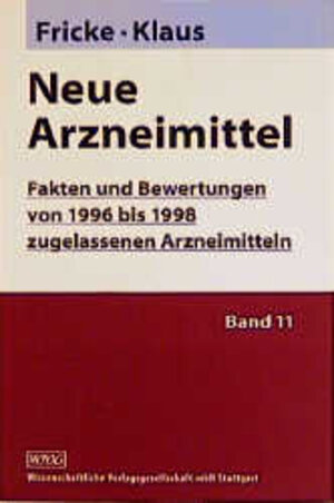 Buchcover Neue Arzneimittel | Uwe Fricke | EAN 9783804717206 | ISBN 3-8047-1720-9 | ISBN 978-3-8047-1720-6