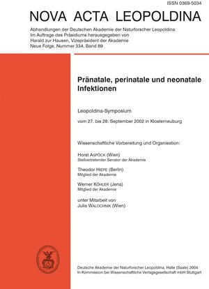 Buchcover Pränatale, perinatale und neonatale Infektionen  | EAN 9783804721982 | ISBN 3-8047-2198-2 | ISBN 978-3-8047-2198-2