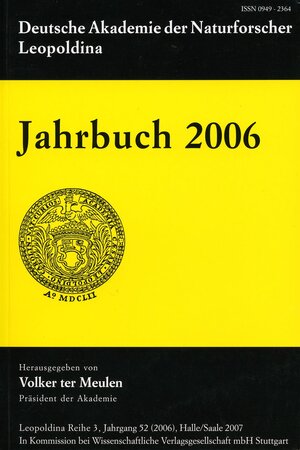 Buchcover Jahrbuch 2006  | EAN 9783804724488 | ISBN 3-8047-2448-5 | ISBN 978-3-8047-2448-8