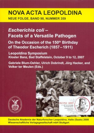 Buchcover Escherichia coli - Facets of a Versatile Pathogen  | EAN 9783804725195 | ISBN 3-8047-2519-8 | ISBN 978-3-8047-2519-5