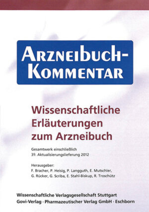 Buchcover Arzneibuch-Kommentar CD-ROM VOL 39  | EAN 9783804728578 | ISBN 3-8047-2857-X | ISBN 978-3-8047-2857-8