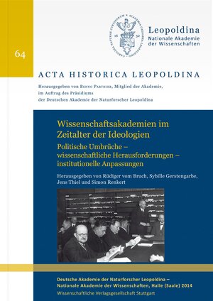 Buchcover Wissenschaftsakademien im Zeitalter der Ideologien  | EAN 9783804732438 | ISBN 3-8047-3243-7 | ISBN 978-3-8047-3243-8
