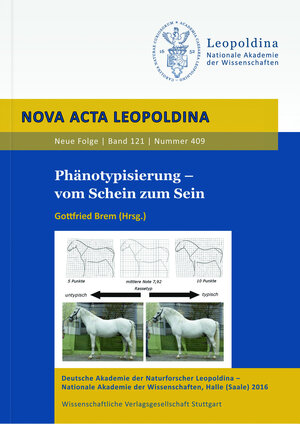 Buchcover Phänotypisierung – vom Schein zum Sein  | EAN 9783804736085 | ISBN 3-8047-3608-4 | ISBN 978-3-8047-3608-5