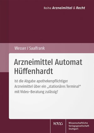 Buchcover Arzneimittel Automat Hüffenhardt | Sabine Wesser | EAN 9783804737709 | ISBN 3-8047-3770-6 | ISBN 978-3-8047-3770-9
