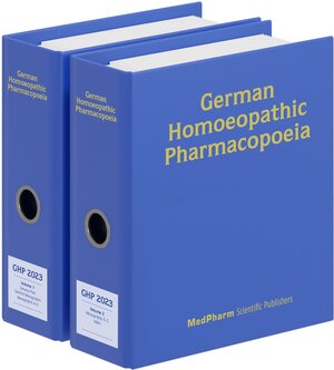 Buchcover German Homoeopathic Pharmacopoeia (GHP 2023)  | EAN 9783804750975 | ISBN 3-8047-5097-4 | ISBN 978-3-8047-5097-5