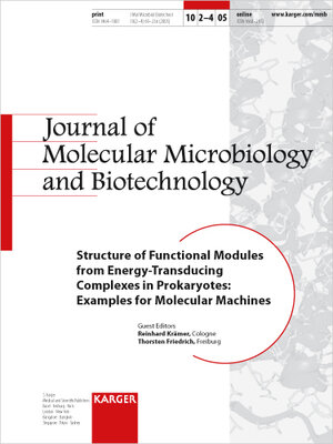 Buchcover Structure of Functional Modules from Energy-Transducing Complexes in Prokaryotes: Examples for Molecular Machines  | EAN 9783805581189 | ISBN 3-8055-8118-1 | ISBN 978-3-8055-8118-9