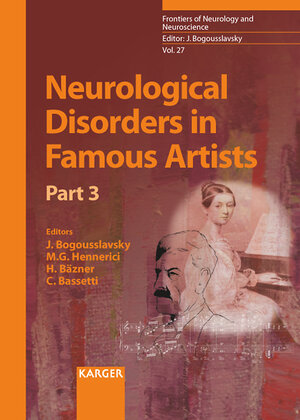 Buchcover Neurological Disorders in Famous Artists - Part 3 | EAN 9783805593311 | ISBN 3-8055-9331-7 | ISBN 978-3-8055-9331-1