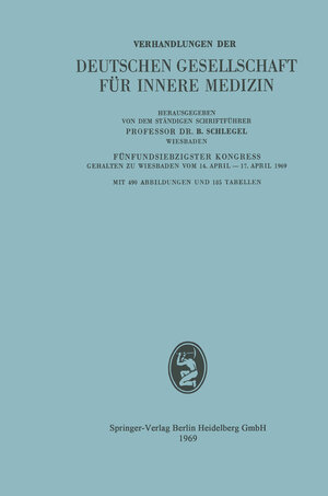 Buchcover 75. Kongreß | Professor Dr. B. Schlegel | EAN 9783807002774 | ISBN 3-8070-0277-4 | ISBN 978-3-8070-0277-4