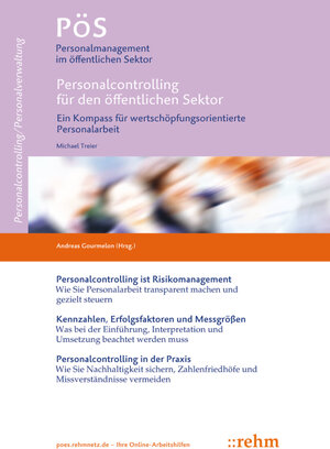 Buchcover Personalcontrolling für den öffentlichen Sektor | Michael Treier | EAN 9783807303086 | ISBN 3-8073-0308-1 | ISBN 978-3-8073-0308-6