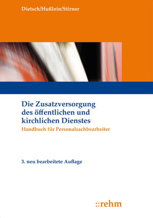 Buchcover Die Zusatzversorgung des öffentlichen Dienstes | Walter Dietsch | EAN 9783807303970 | ISBN 3-8073-0397-9 | ISBN 978-3-8073-0397-0