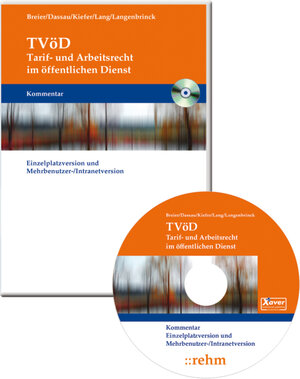 Buchcover TVöD Kommentar | Bernhard Faber | EAN 9783807305066 | ISBN 3-8073-0506-8 | ISBN 978-3-8073-0506-6