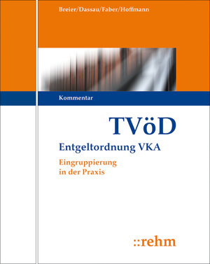 Buchcover TVöD Entgeltordnung VKA | Hildegard Ewinger | EAN 9783807305103 | ISBN 3-8073-0510-6 | ISBN 978-3-8073-0510-3