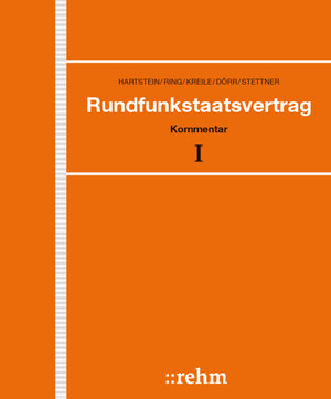 Buchcover Rundfunkstaatsvertrag | Reinhard Hartstein | EAN 9783807305950 | ISBN 3-8073-0595-5 | ISBN 978-3-8073-0595-0