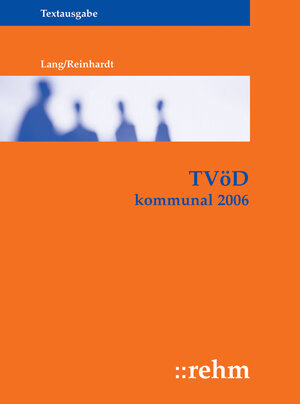 Buchcover TVöD kommunal 2006 | Helmut Lang | EAN 9783807323299 | ISBN 3-8073-2329-5 | ISBN 978-3-8073-2329-9