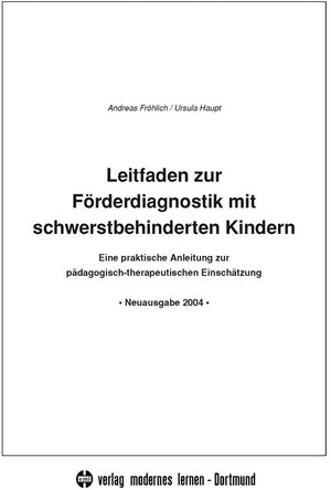 Buchcover Förderdiagnostik mit schwerstbehinderten Kindern | Andreas D Fröhlich | EAN 9783808005866 | ISBN 3-8080-0586-6 | ISBN 978-3-8080-0586-6