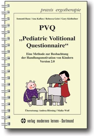 Buchcover PVQ - Pedriatric Volitional Questionnaire | Semonti Basu | EAN 9783808005972 | ISBN 3-8080-0597-1 | ISBN 978-3-8080-0597-2