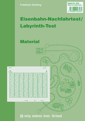 Buchcover Eisenbahn-Nachfahrtest /Labyrinth-Test | Friedhelm Schilling | EAN 9783808006481 | ISBN 3-8080-0648-X | ISBN 978-3-8080-0648-1