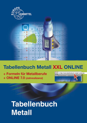 Buchcover Tabellenbuch Metall XXL ONLINE | Ulrich Fischer | EAN 9783808514467 | ISBN 3-8085-1446-9 | ISBN 978-3-8085-1446-7