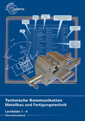 Buchcover Technische Kommunikation Metallbau und Fertigungstechnik Lernfelder 1-4 | Dagmar Köhler | EAN 9783808515914 | ISBN 3-8085-1591-0 | ISBN 978-3-8085-1591-4