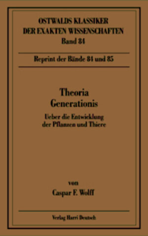 Buchcover Theoria Generationis (Wolff)  | EAN 9783808557044 | ISBN 3-8085-5704-4 | ISBN 978-3-8085-5704-4