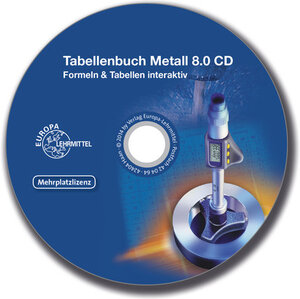 Buchcover Tabellenbuch Metall 8.0 CD Mehrplatzlizenz | Ulrich Fischer | EAN 9783808585832 | ISBN 3-8085-8583-8 | ISBN 978-3-8085-8583-2
