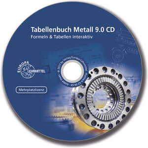 Buchcover Tabellenbuch Metall 9.0 CD | Roland Gomeringer | EAN 9783808585894 | ISBN 3-8085-8589-7 | ISBN 978-3-8085-8589-4