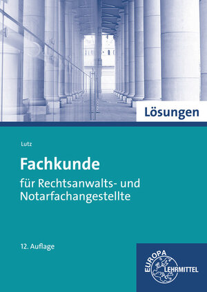 Buchcover Lösungen zu 98913 | Ferdinand Lutz | EAN 9783808596487 | ISBN 3-8085-9648-1 | ISBN 978-3-8085-9648-7