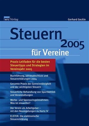 Steuern 2005 für Vereine