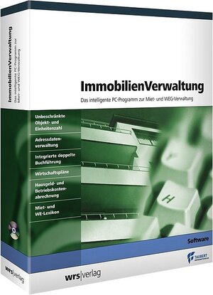 ImmobilienVerwaltung 8.0.3, CD-ROM Das intelligente PC-Programm zur Miet- und WEG-Verwaltung. Für Windows 98/ME/2000/XP