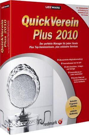Buchcover QuickVerein Plus 2010 | EAN 9783809221722 | ISBN 3-8092-2172-4 | ISBN 978-3-8092-2172-2