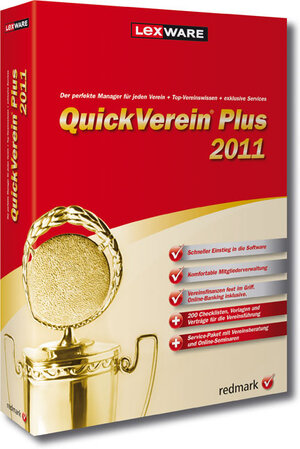 Buchcover QuickVerein Plus 2011 | EAN 9783809222491 | ISBN 3-8092-2249-6 | ISBN 978-3-8092-2249-1