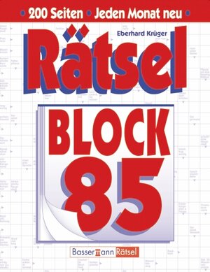 Buchcover Rätselblock | Eberhard Krüger | EAN 9783809417262 | ISBN 3-8094-1726-2 | ISBN 978-3-8094-1726-2