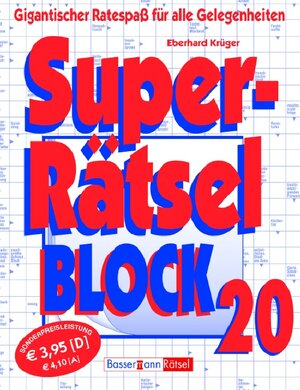 Buchcover Superrätselblock 20 | Eberhard Krüger | EAN 9783809419587 | ISBN 3-8094-1958-3 | ISBN 978-3-8094-1958-7