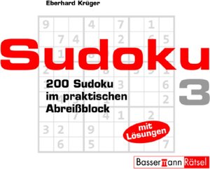 Sudoku Block 3. 200 Sudoku im praktischen Abreißblock