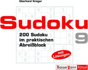 Buchcover Sudoku Block 9 | Rätsel-Krüger GmbH | EAN 9783809420538 | ISBN 3-8094-2053-0 | ISBN 978-3-8094-2053-8
