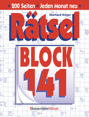 Buchcover Rätselblock 141 | Eberhard Krüger | EAN 9783809424284 | ISBN 3-8094-2428-5 | ISBN 978-3-8094-2428-4