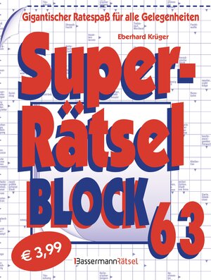 Buchcover Superrätselblock 63 | Eberhard Krüger | EAN 9783809429043 | ISBN 3-8094-2904-X | ISBN 978-3-8094-2904-3