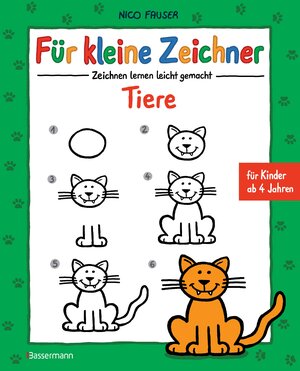 Buchcover Für kleine Zeichner - Tiere | Nico Fauser | EAN 9783809429807 | ISBN 3-8094-2980-5 | ISBN 978-3-8094-2980-7