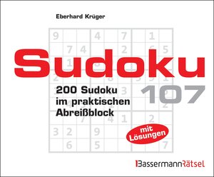Buchcover Sudoku Block 107 | Eberhard Krüger | EAN 9783809432340 | ISBN 3-8094-3234-2 | ISBN 978-3-8094-3234-0