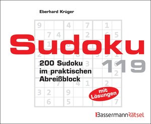 Buchcover Sudoku Block 119 | Eberhard Krüger | EAN 9783809434023 | ISBN 3-8094-3402-7 | ISBN 978-3-8094-3402-3