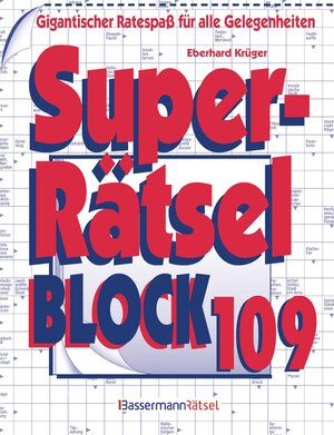 Buchcover Superrätselblock 109 | Eberhard Krüger | EAN 9783809435624 | ISBN 3-8094-3562-7 | ISBN 978-3-8094-3562-4